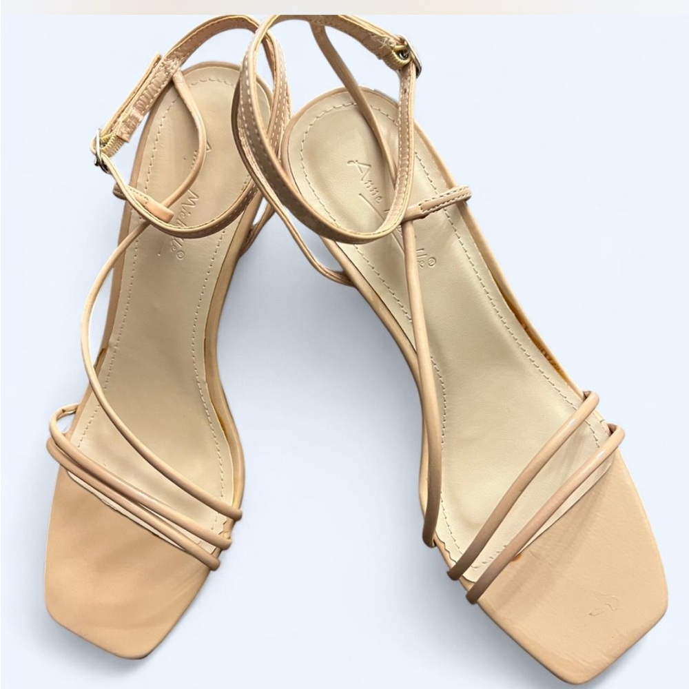 Anne Michelle Tan High-Heeled Sandals